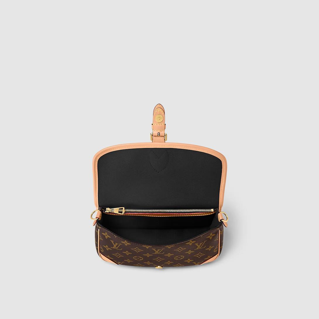 Túi Louis Vuitton Diane Monogram Nữ Đen Nâu